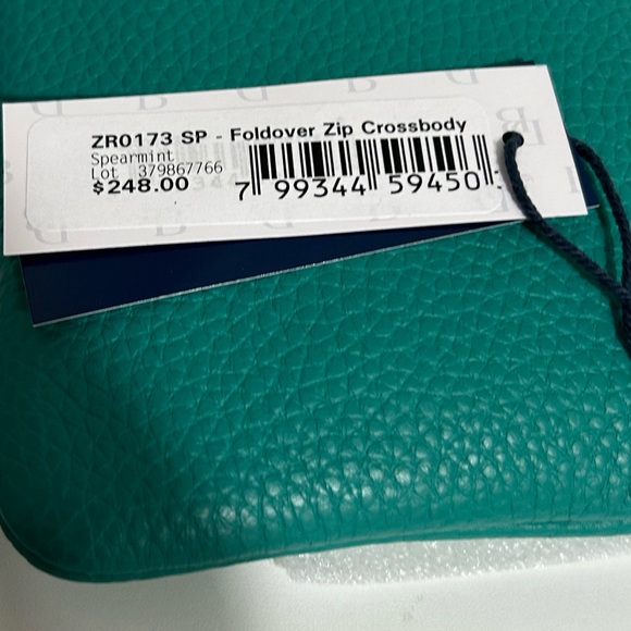 Dooney & Bourke Fold‎ Over Crossbody with Gold Hardware